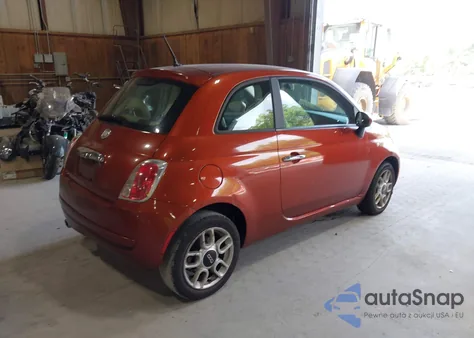 2012 Fiat 500 Pop z USA, uszkodzony, nr VIN 3C3CFFAR2CT352312
